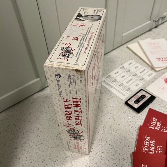 Vintage 1985 HOW TO HOST A MURDER The Watersdown Affair Board Game - Picture 5 of 8